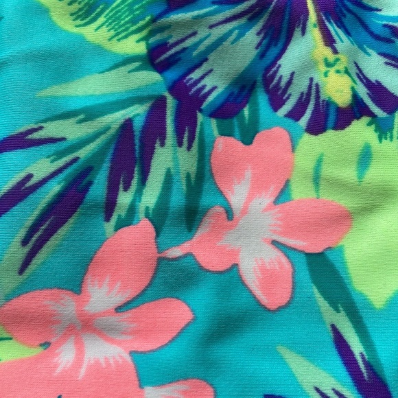 Girls Hawaiian Print Bikini Set - Picture 3 of 3